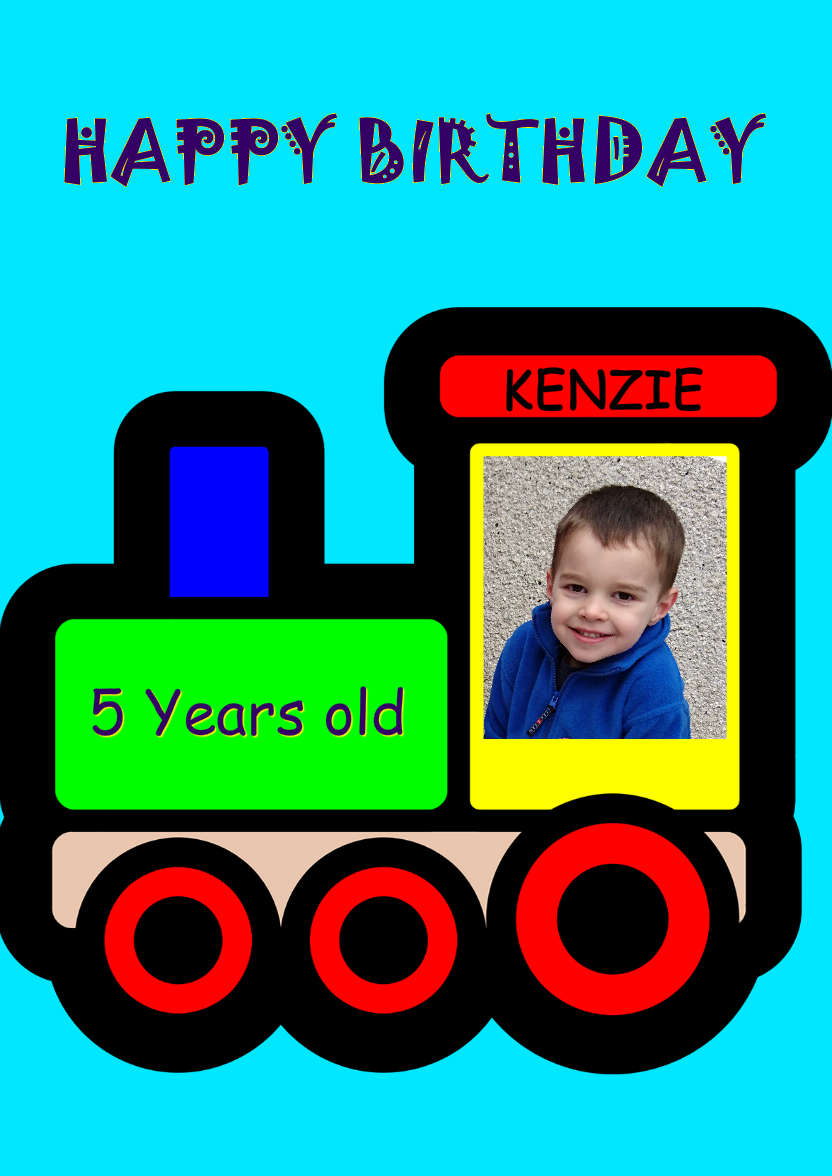Engine Driver - card made with Crafty Bob's Card Creator