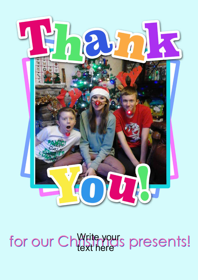 Thank You Aperture Card Front - card made with Crafty Bob's Card Creator