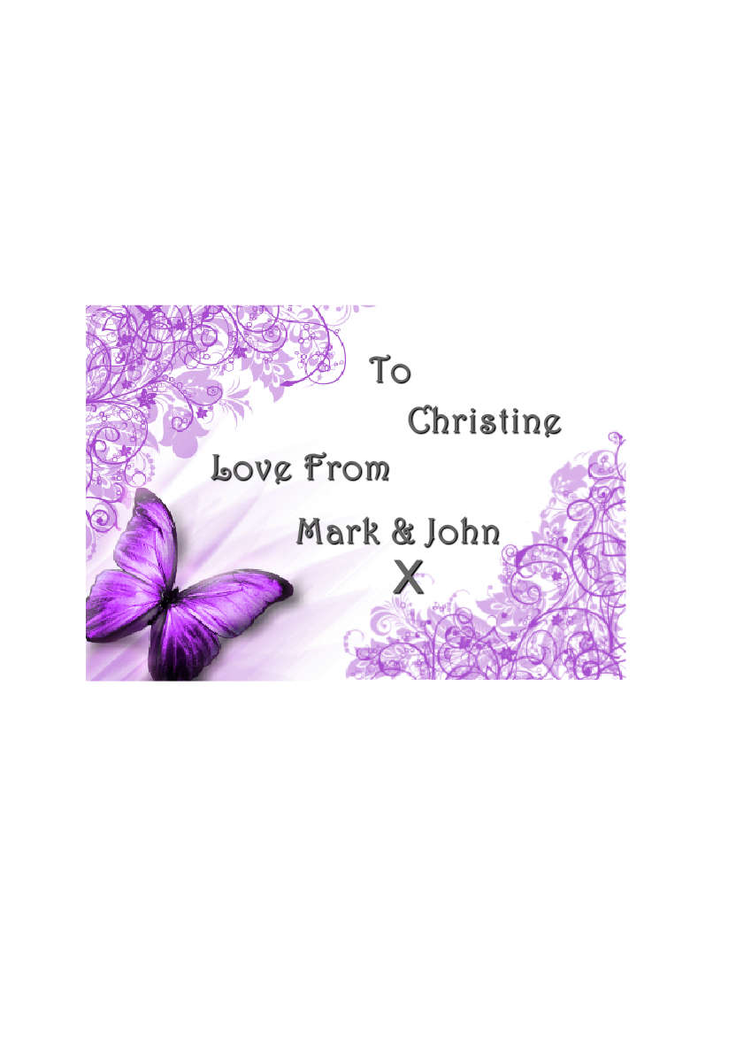 White Plain Background - card made with Crafty Bob's Card Creator