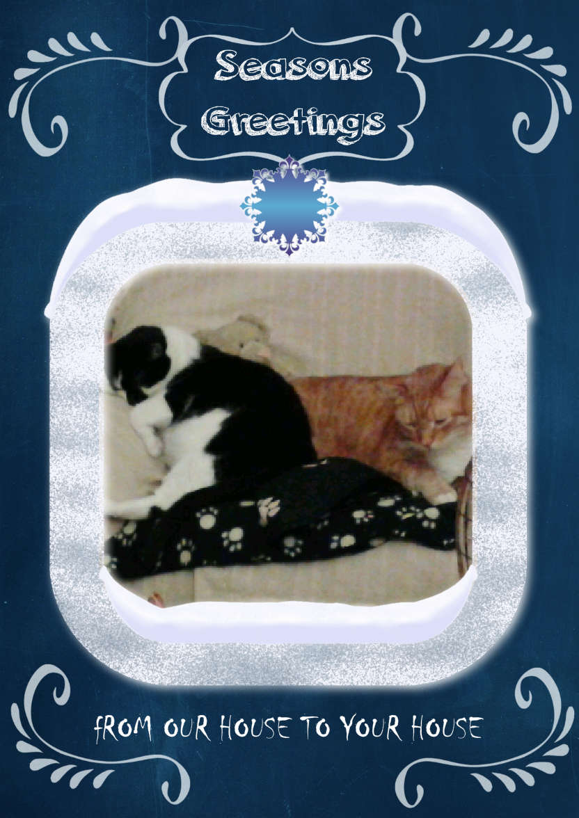 Chalkboard Seasons Greetings - card made with Crafty Bob's Card Creator