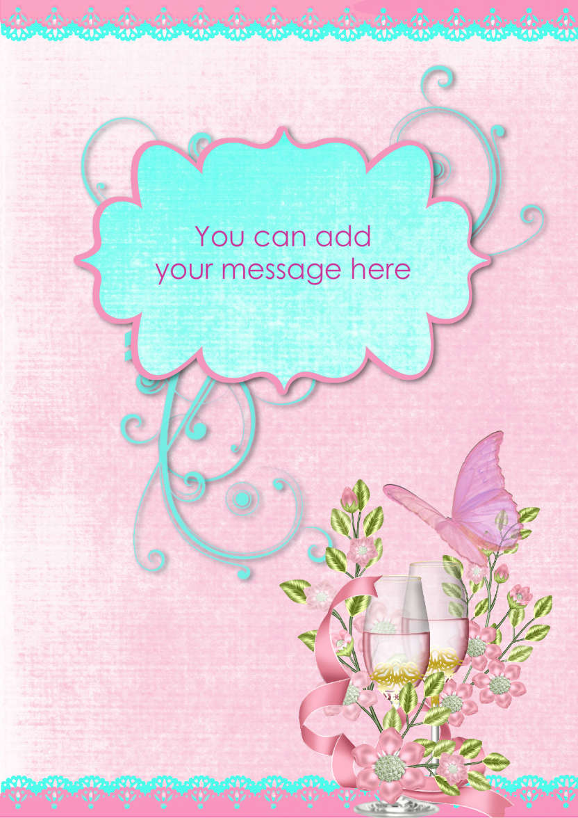 Cheers to You - card made with Crafty Bob's Card Creator