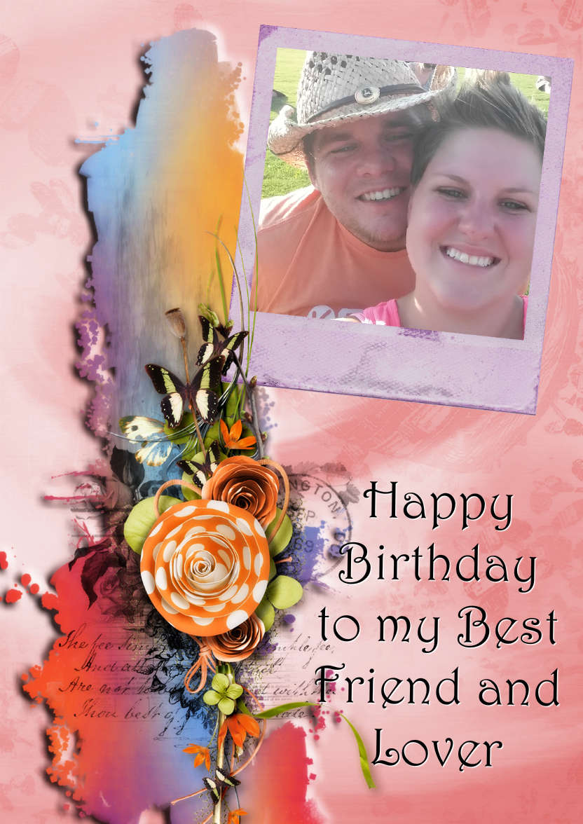 Butterfly Cluster - card made with Crafty Bob's Card Creator