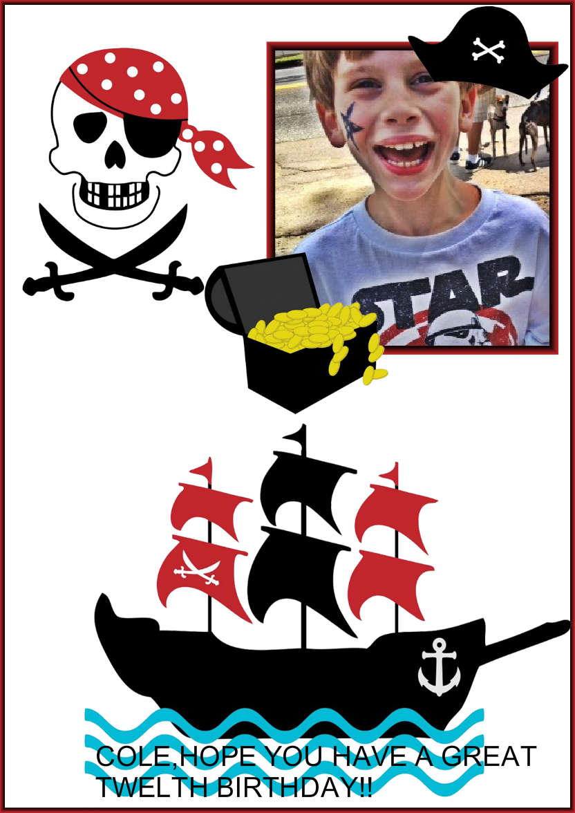 Pirate Aperture Card - card made with Crafty Bob's Card Creator