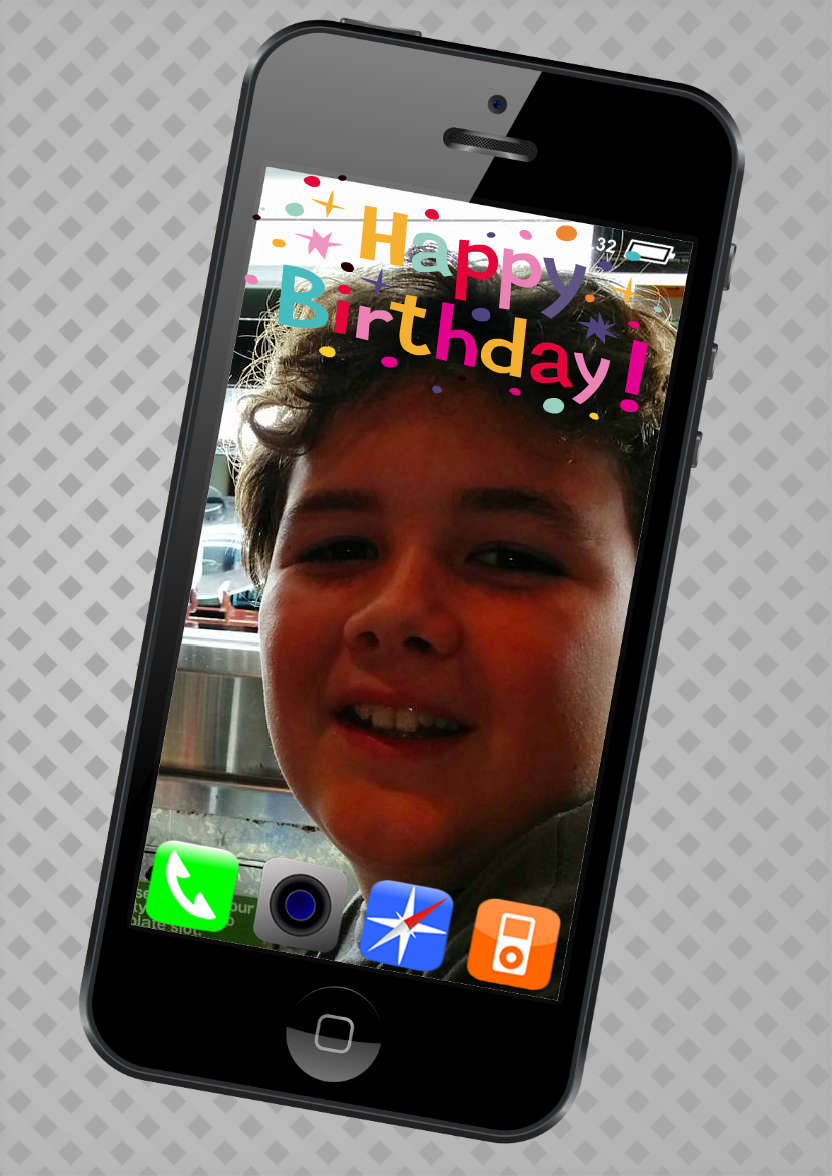 Iphone Style Card - card made with Crafty Bob's Card Creator