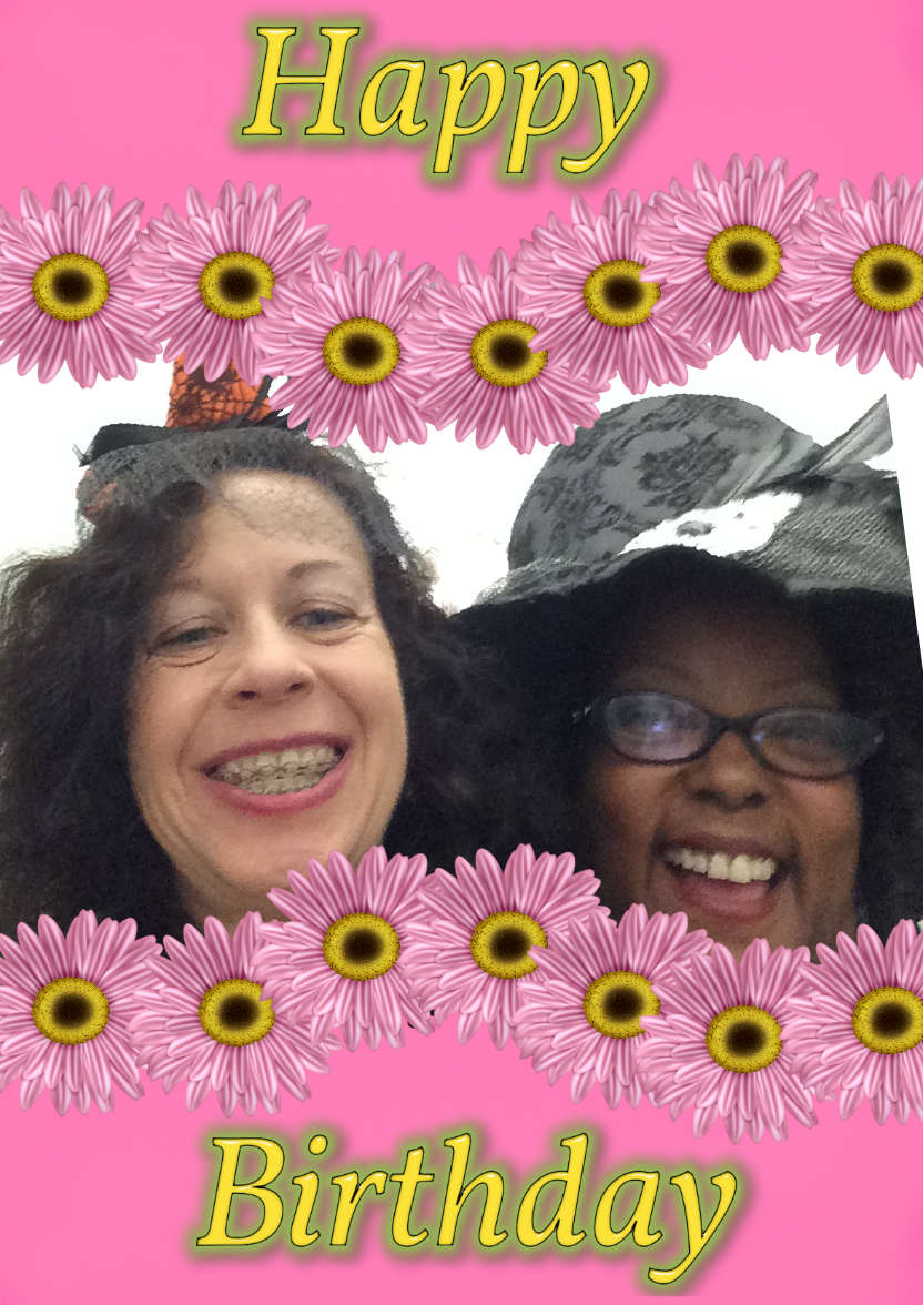 Pink Flora - card made with Crafty Bob's Card Creator