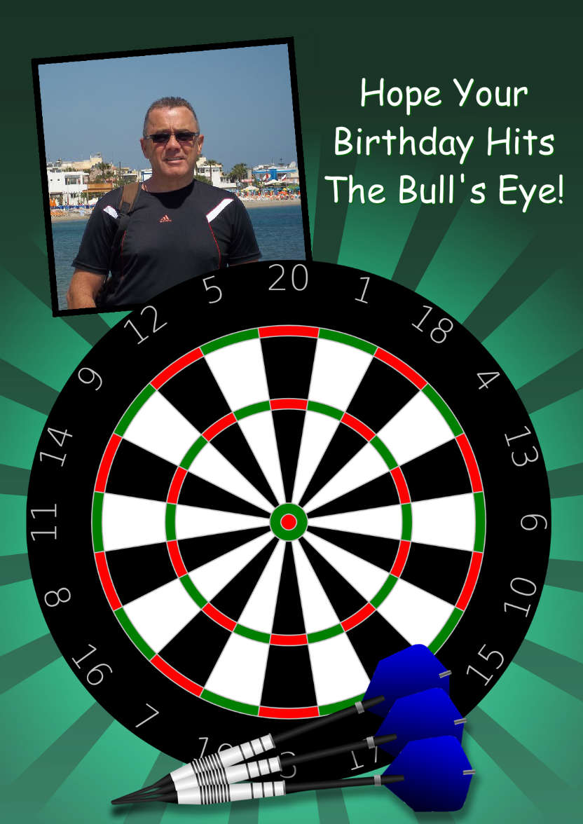 Darts Aperture Card - card made with Crafty Bob's Card Creator