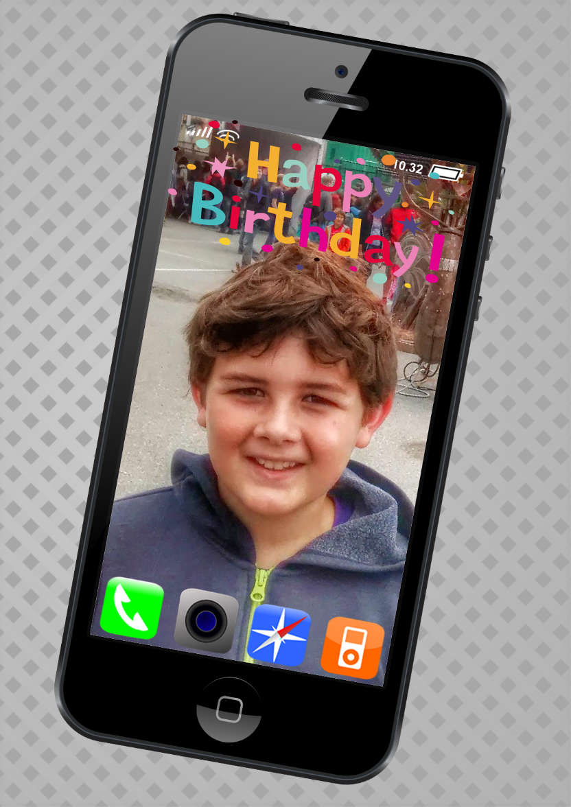 Iphone Style Card - card made with Crafty Bob's Card Creator