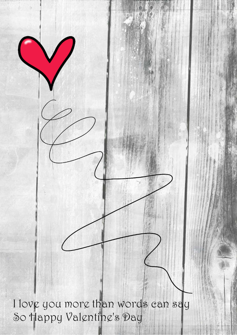 Heart Swirl - card made with Crafty Bob's Card Creator