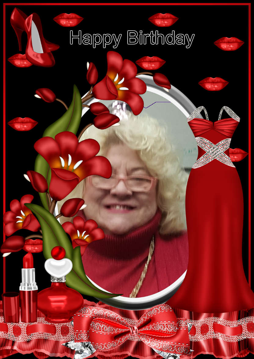 Birthday Diva - card made with Crafty Bob's Card Creator