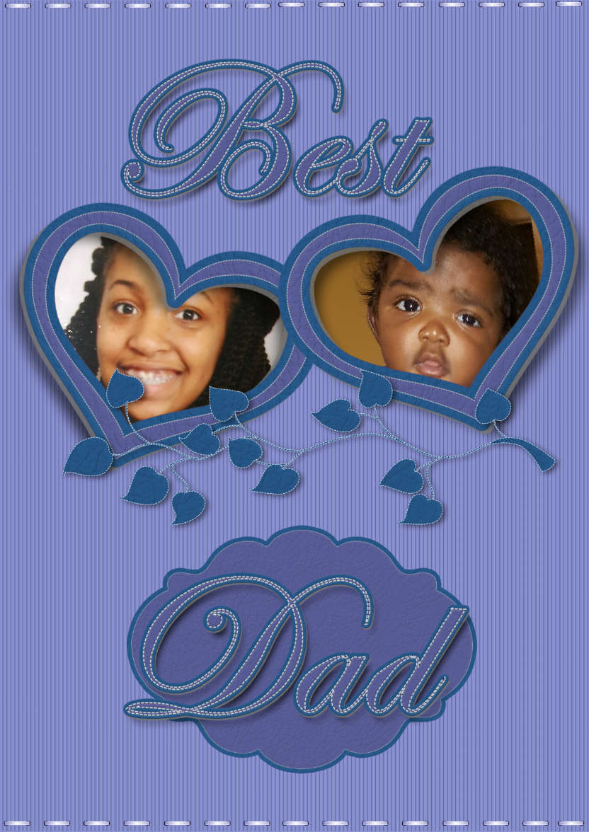 Birthday Dad - card made with Crafty Bob's Card Creator
