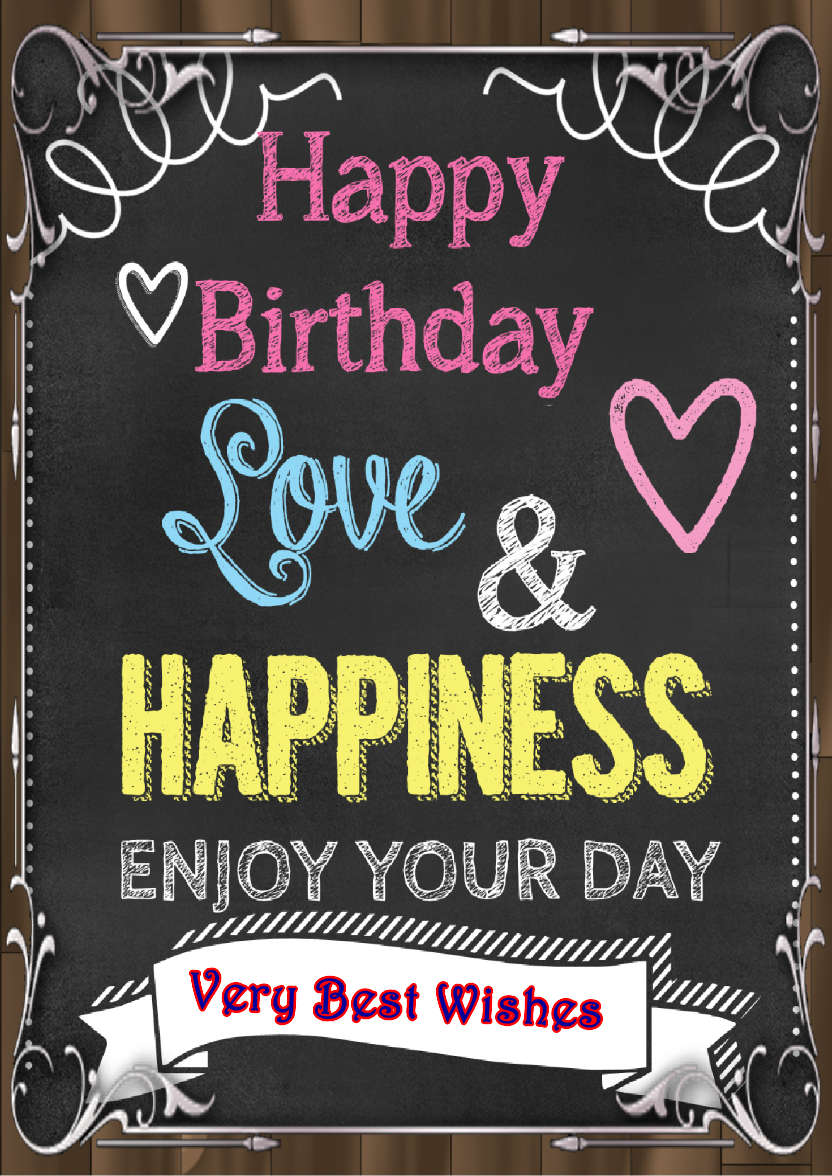 Chalkboard Card - card made with Crafty Bob's Card Creator