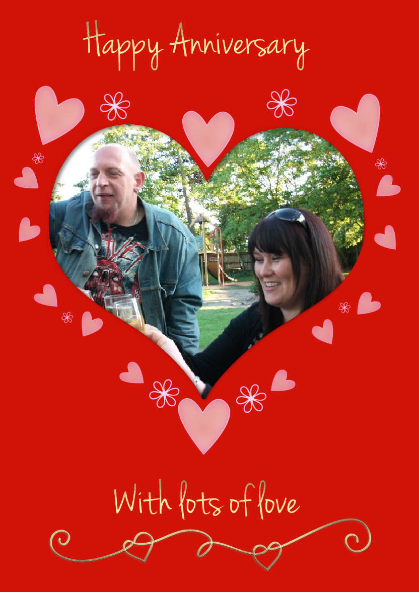 Anniversary Heart - card made with Crafty Bob's Card Creator