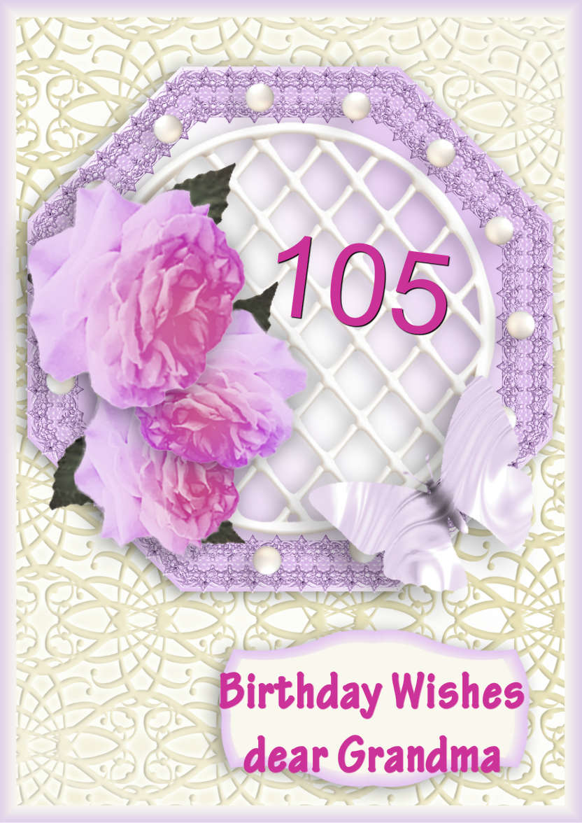 Rose Trellis - card made with Crafty Bob's Card Creator