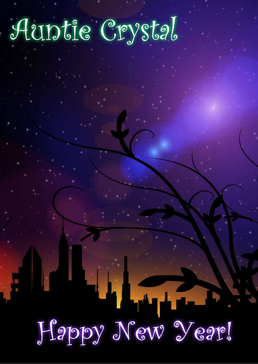 Starlit Silhouette - card made with Crafty Bob's Card Creator