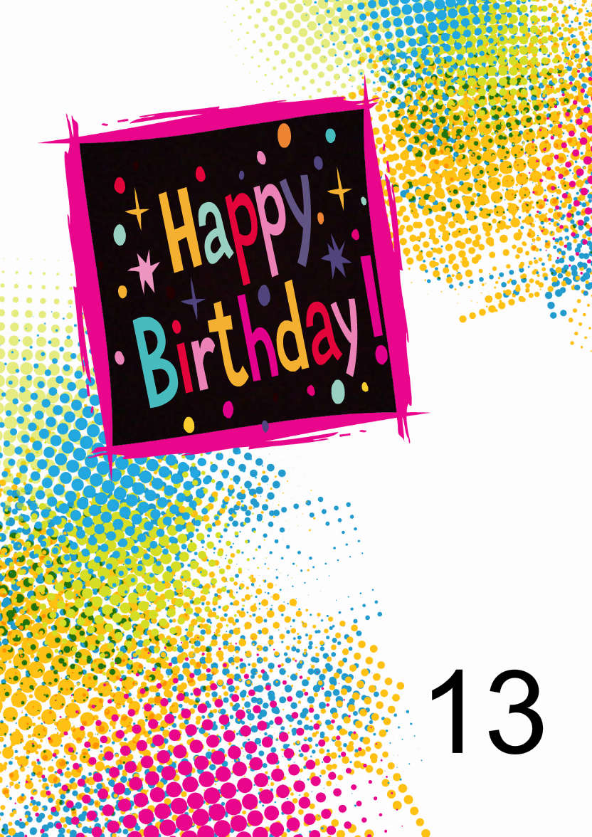 Grunge Frame Aperture Card Pink Multi - card made with Crafty Bob's Card Creator