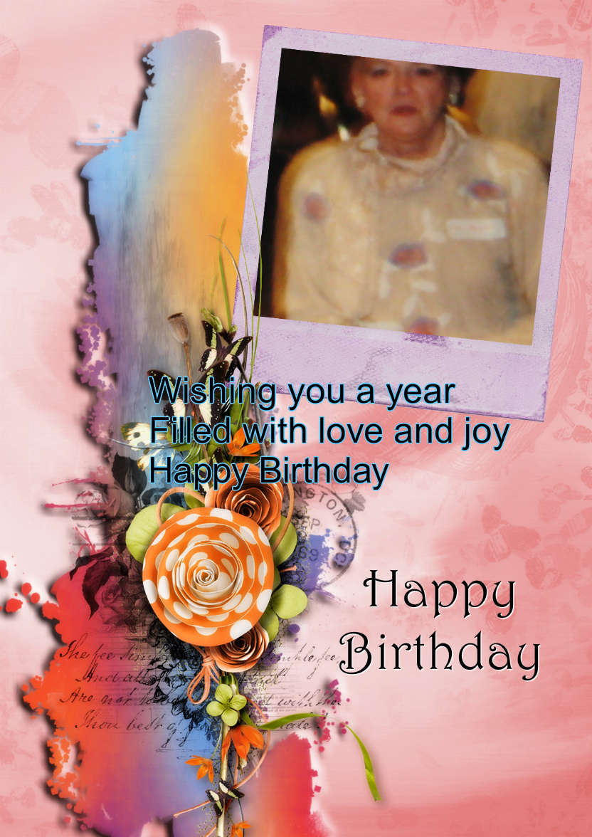 Butterfly Cluster - card made with Crafty Bob's Card Creator