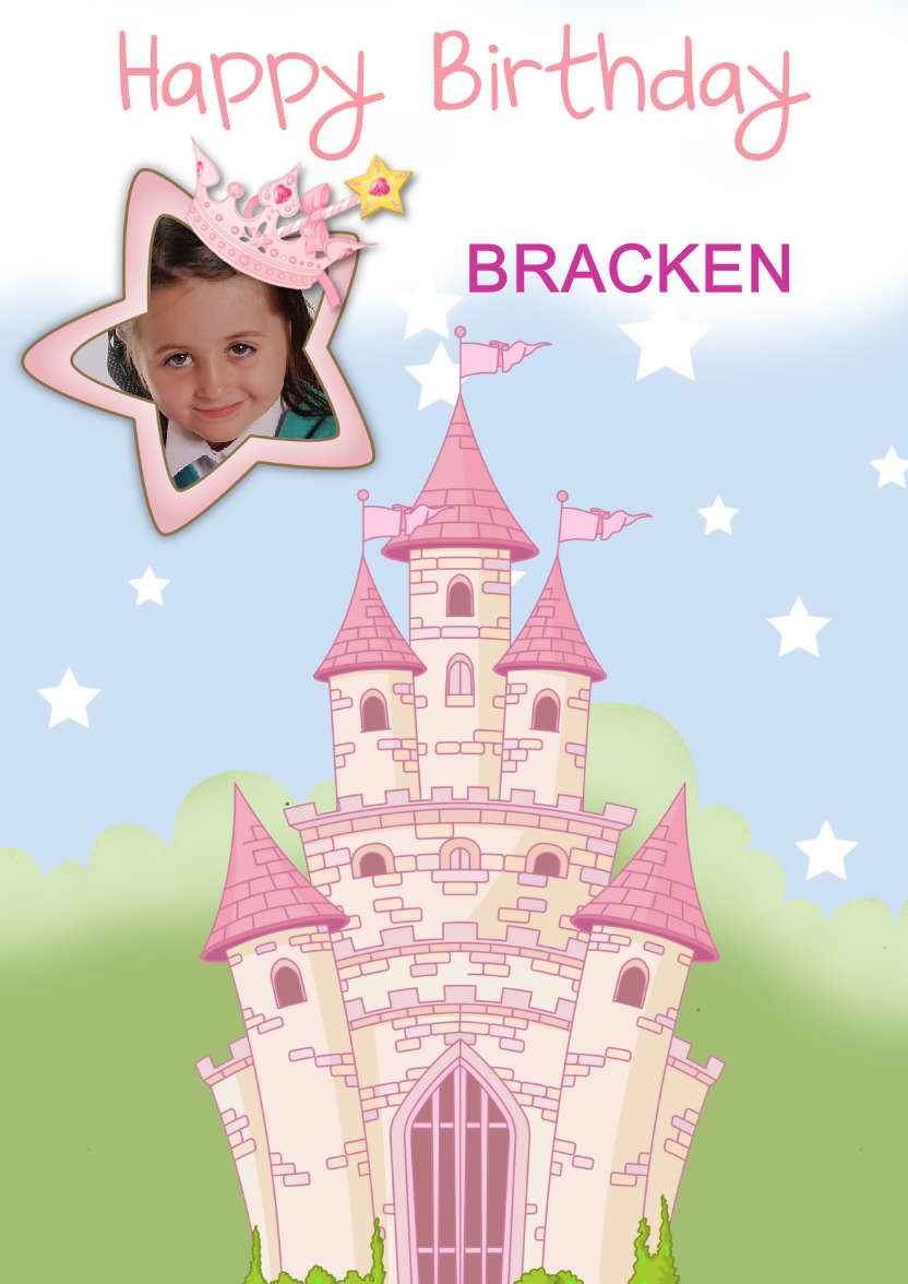 Fairy Princess - card made with Crafty Bob's Card Creator