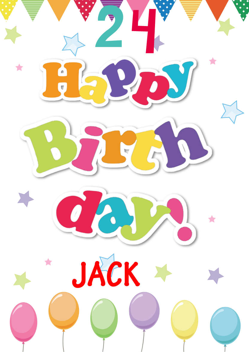 Happy Birthday to You - card made with Crafty Bob's Card Creator