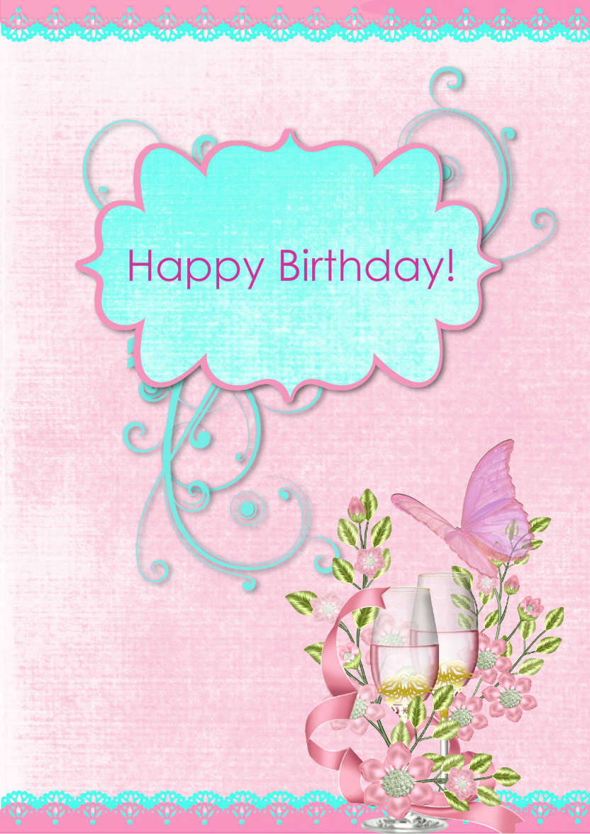 Cheers to You - card made with Crafty Bob's Card Creator