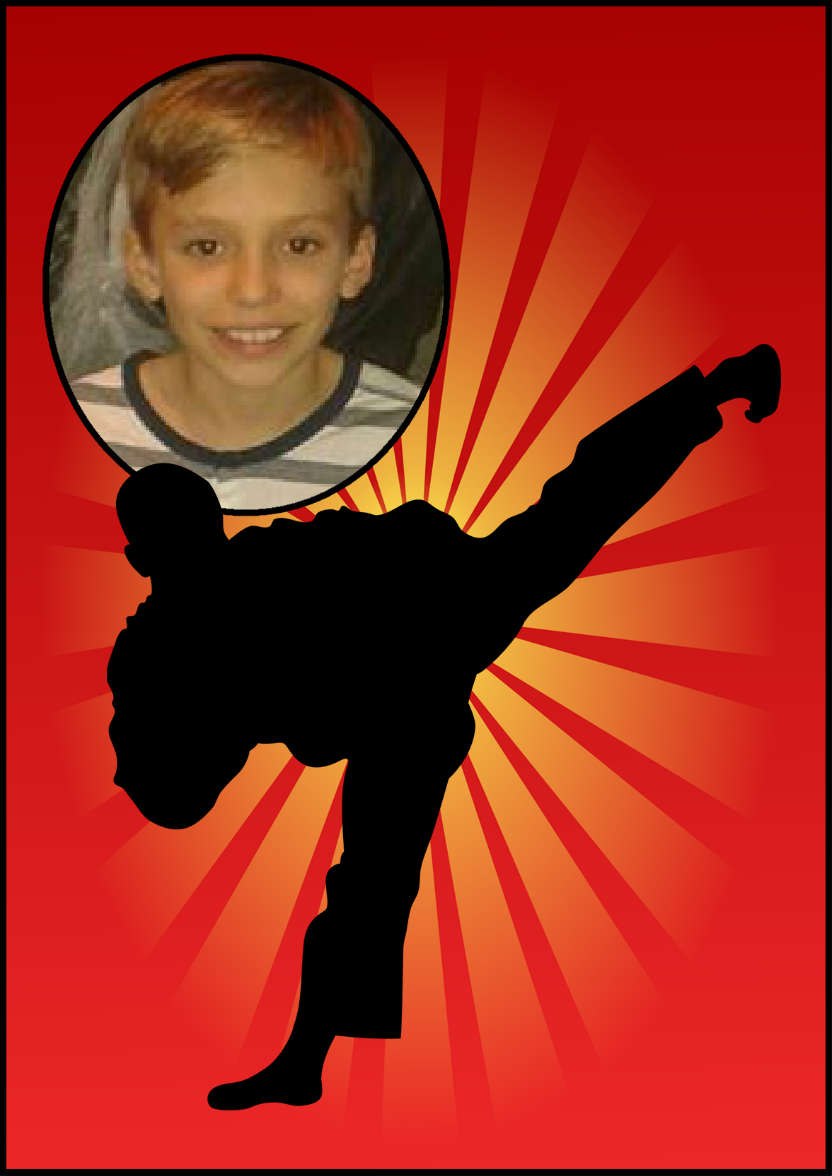 Karate Aperture Photo Card - card made with Crafty Bob's Card Creator