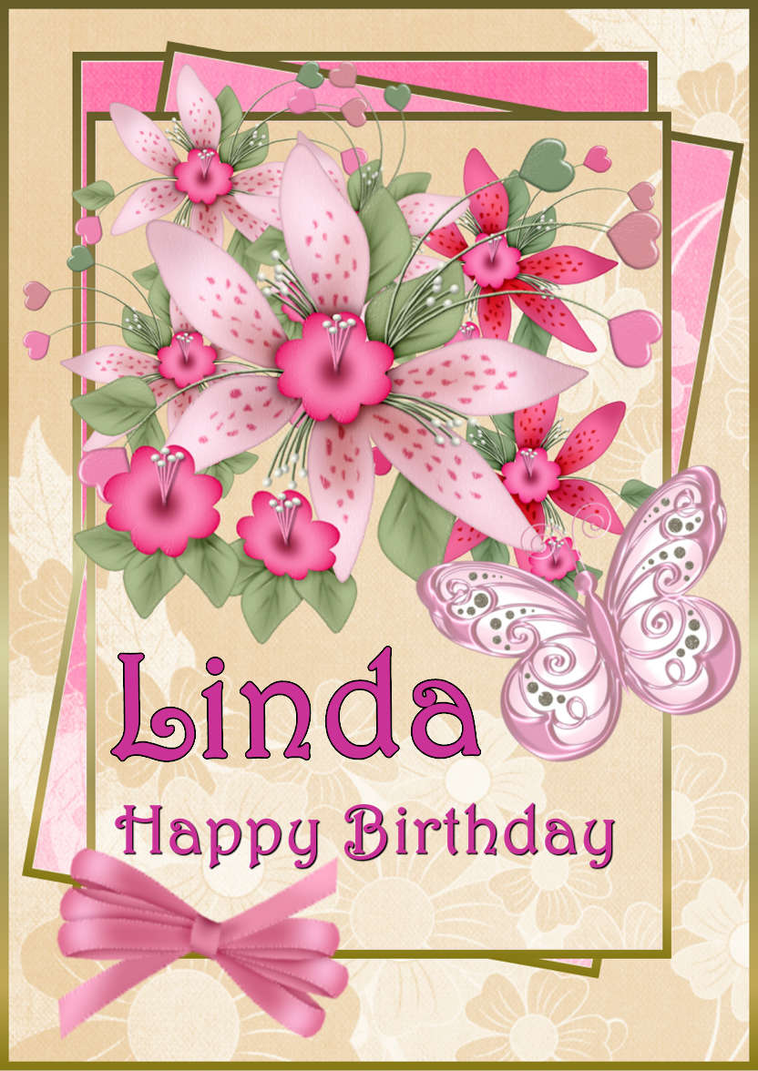 Floral Birthday - card made with Crafty Bob's Card Creator