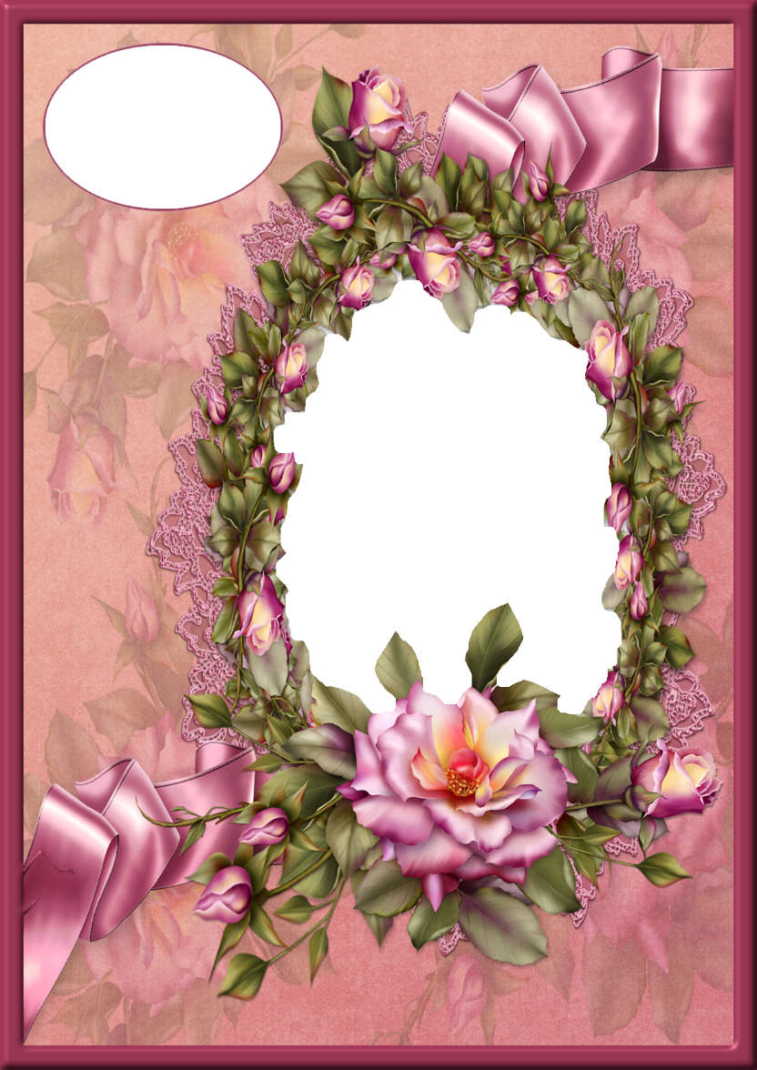Pink Rose Cup Card - card made with Crafty Bob's Card Creator