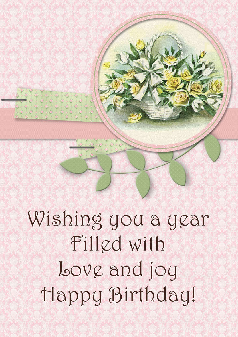 Scrapbook Style Frame Photo Card - card made with Crafty Bob's Card Creator