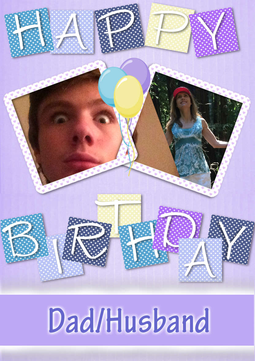 Birthday Fun - card made with Crafty Bob's Card Creator