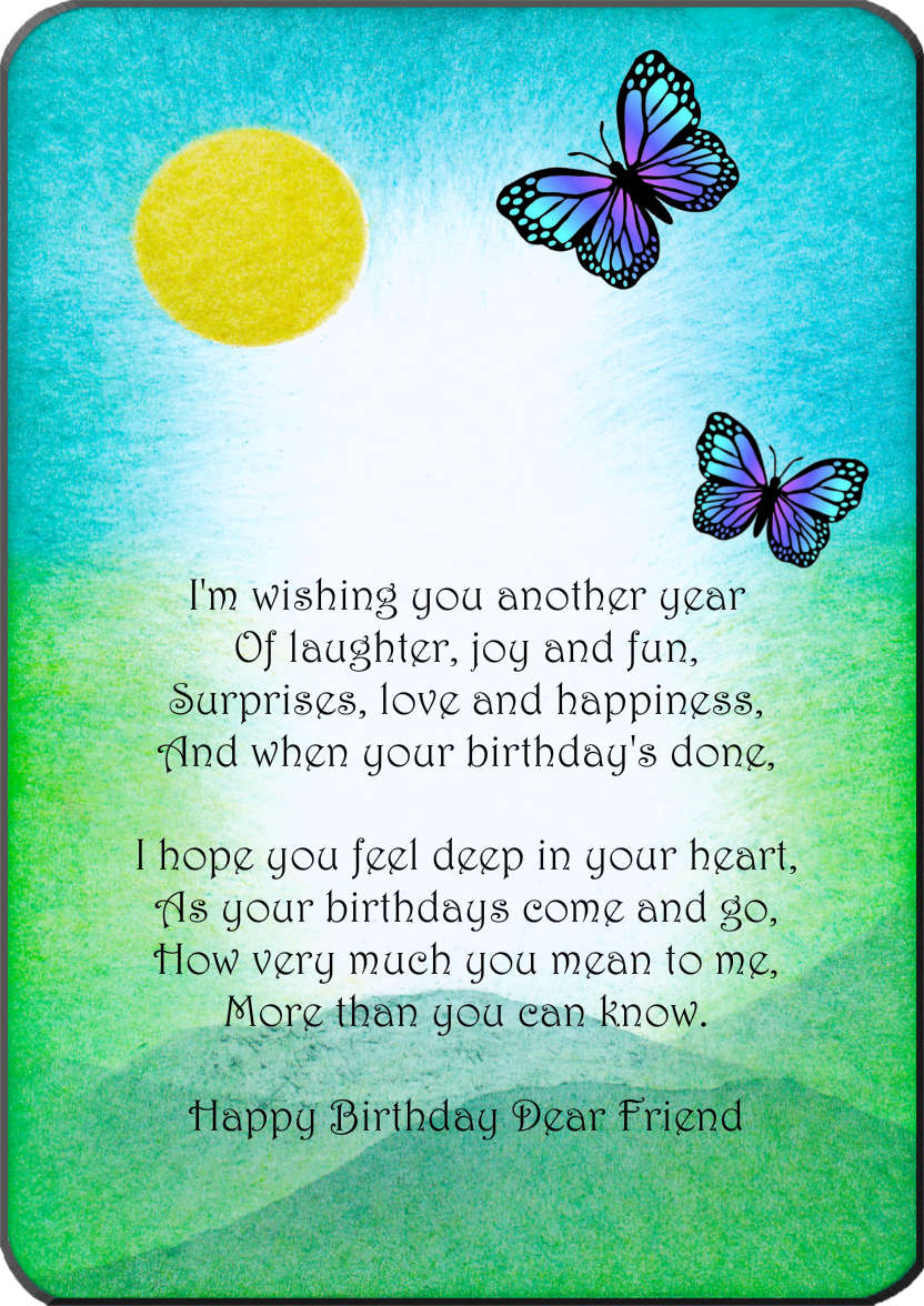 Relaxing Birthday - card made with Crafty Bob's Card Creator