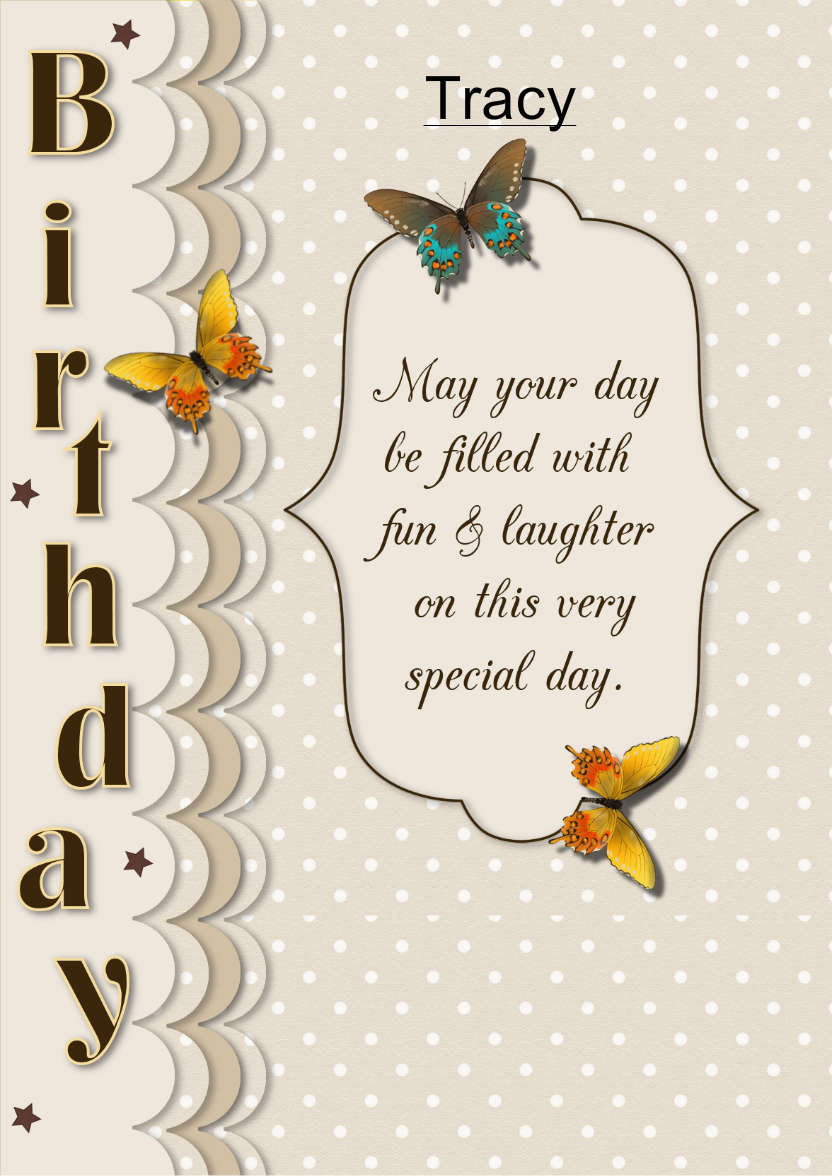 Chocolate Smooth - card made with Crafty Bob's Card Creator