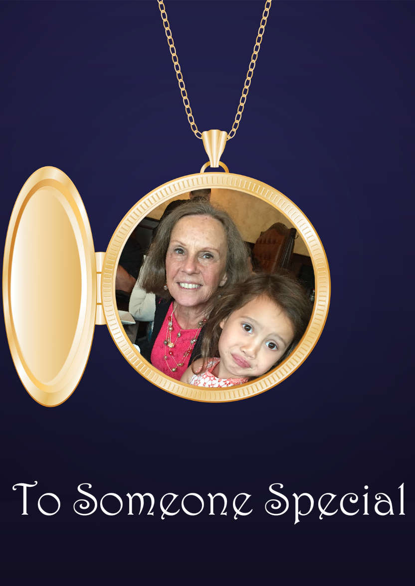 Locket Aperture Photo Card - card made with Crafty Bob's Card Creator