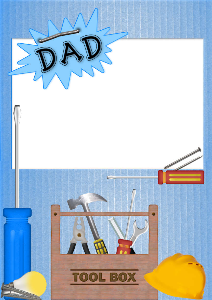 Best Dad - card made with Crafty Bob's Card Creator