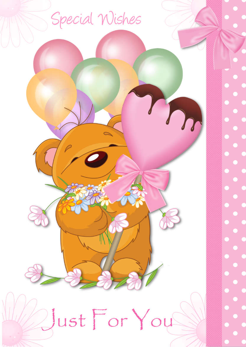 Special Wishes - card made with Crafty Bob's Card Creator