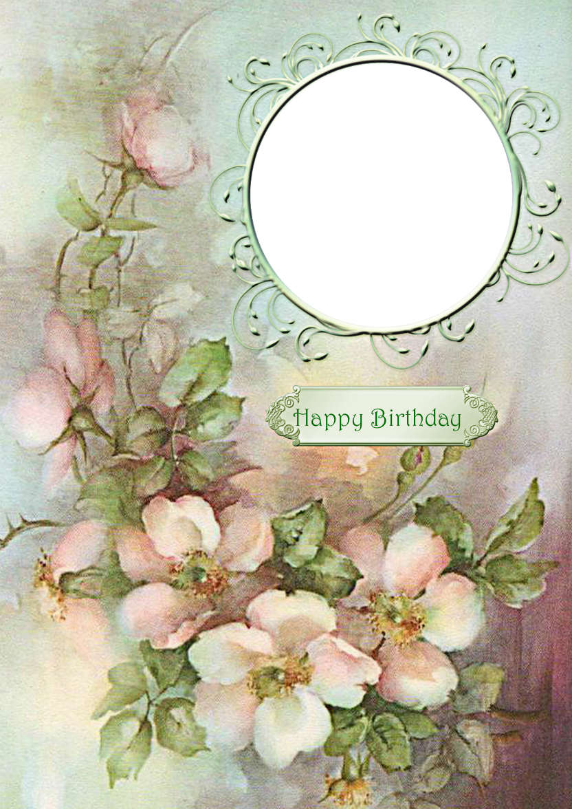 Wild Roses - card made with Crafty Bob's Card Creator