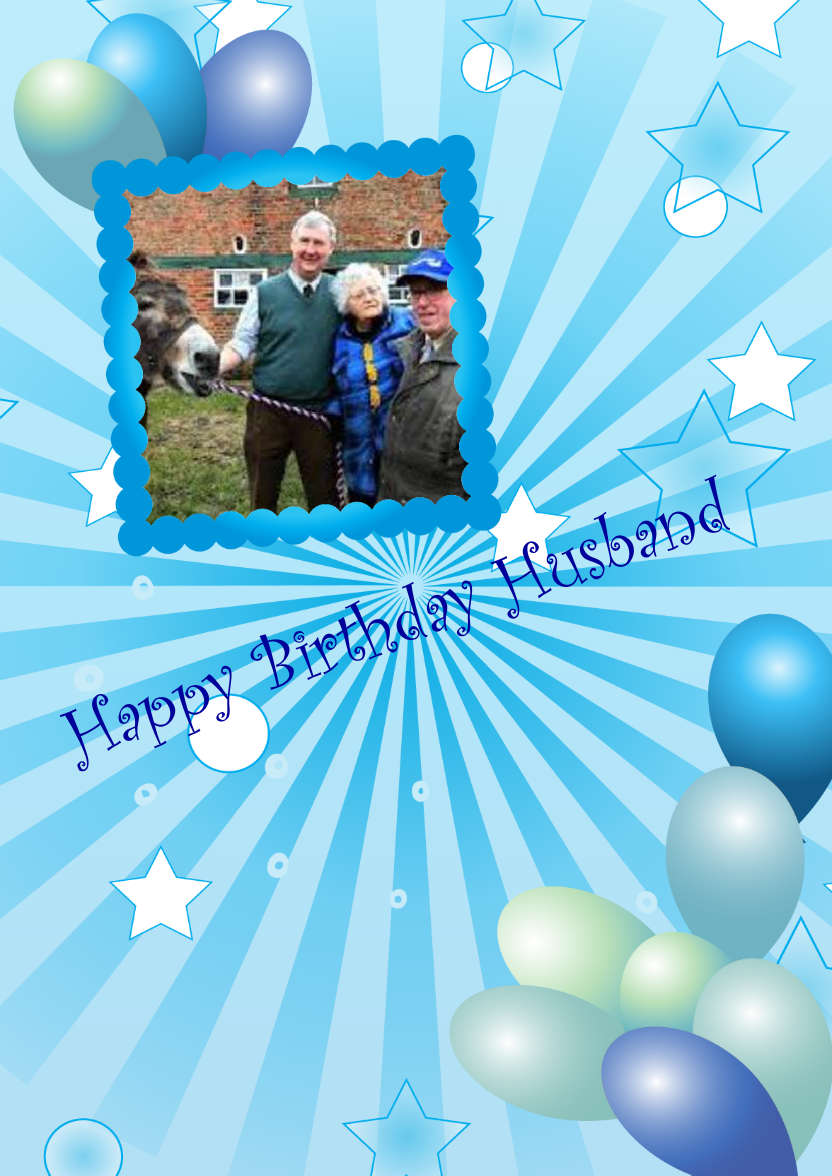 Birthday Balloons Aperture Card Front - card made with Crafty Bob's Card Creator