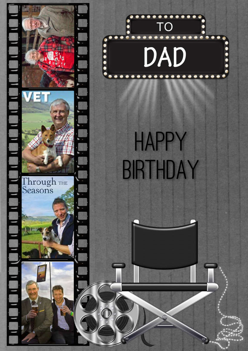 Movie Time - card made with Crafty Bob's Card Creator