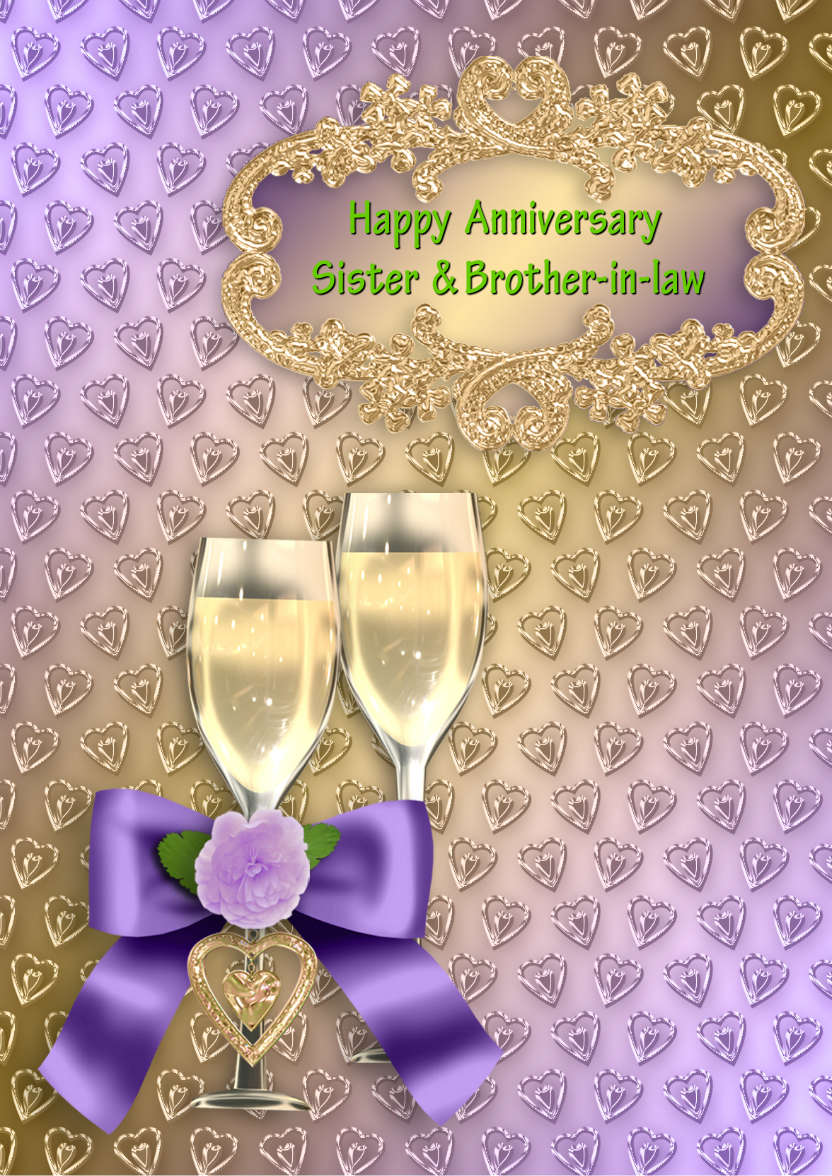 Champagne Romance - card made with Crafty Bob's Card Creator