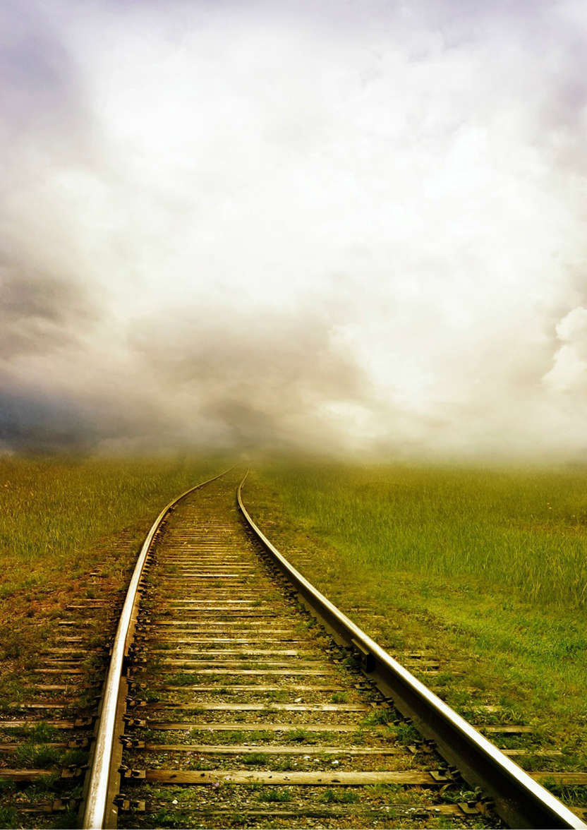 Railway Track Sympathy Card - card made with Crafty Bob's Card Creator