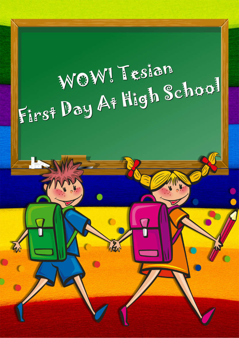 Welcome Back to School Card - card made with Crafty Bob's Card Creator
