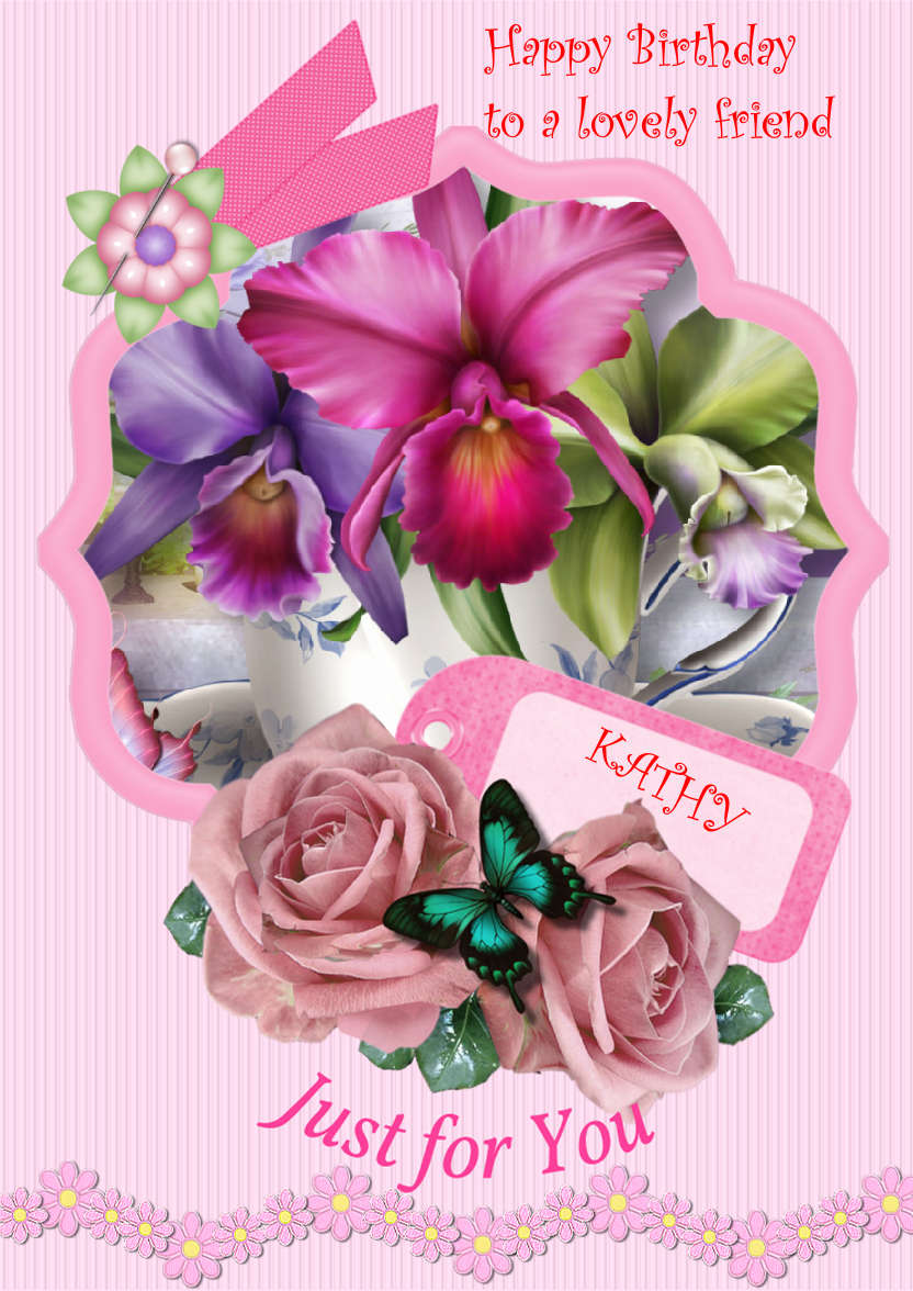 Just for You Card - card made with Crafty Bob's Card Creator