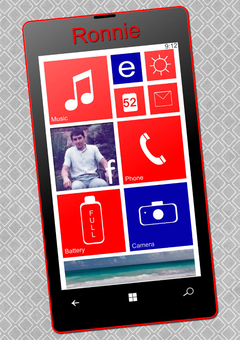 Smart Phone Card Male - card made with Crafty Bob's Card Creator