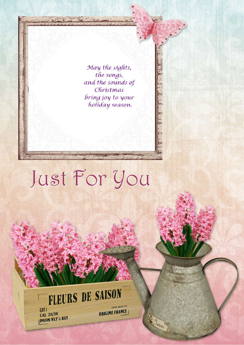 A Little Bit Shabby - card made with Crafty Bob's Card Creator
