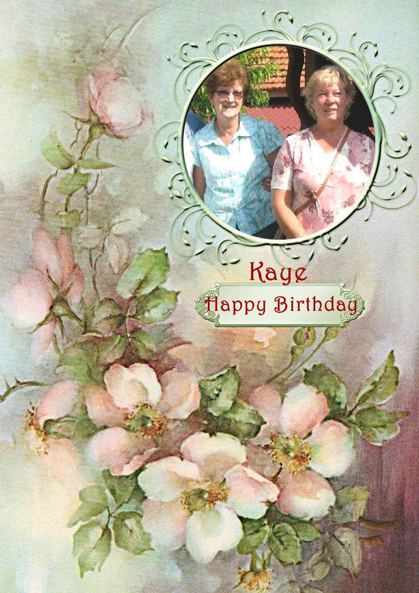 Wild Roses - card made with Crafty Bob's Card Creator