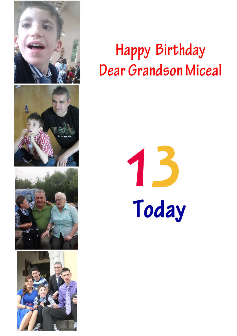 Movie Time - card made with Crafty Bob's Card Creator
