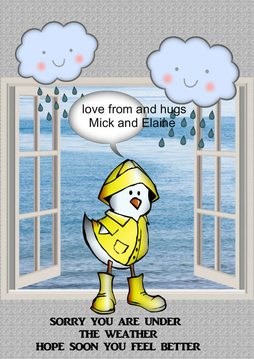 Under the Weather - card made with Crafty Bob's Card Creator