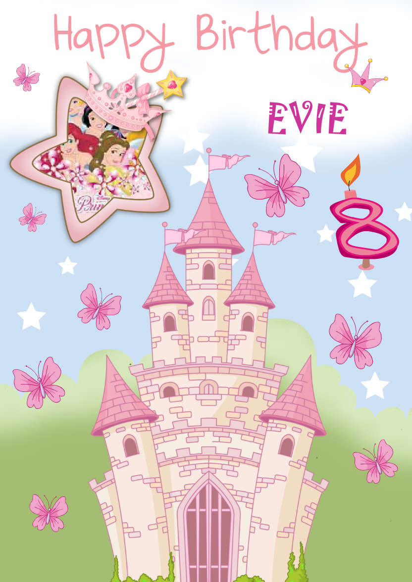 Fairy Princess - card made with Crafty Bob's Card Creator