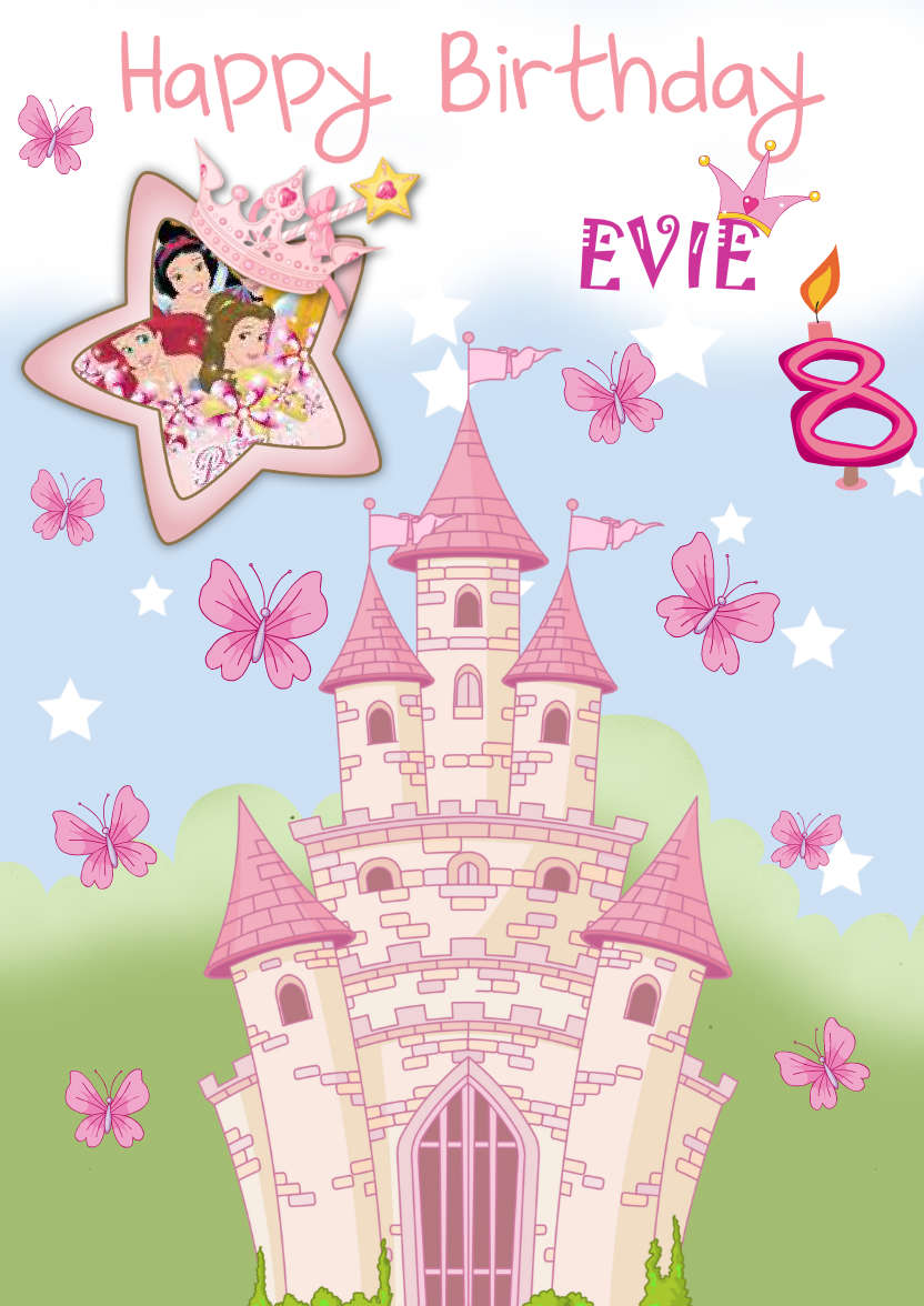 Fairy Princess - card made with Crafty Bob's Card Creator