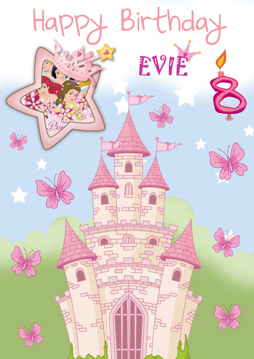 Fairy Princess - card made with Crafty Bob's Card Creator