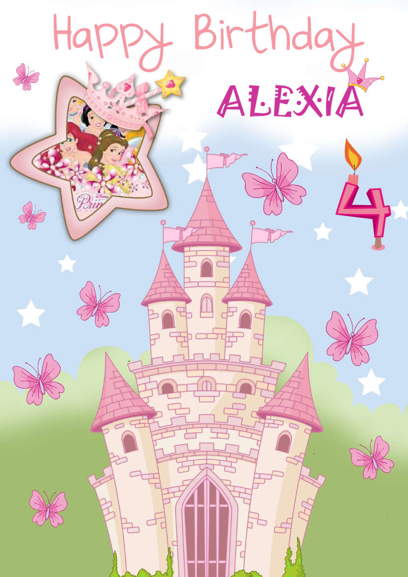 Fairy Princess - card made with Crafty Bob's Card Creator