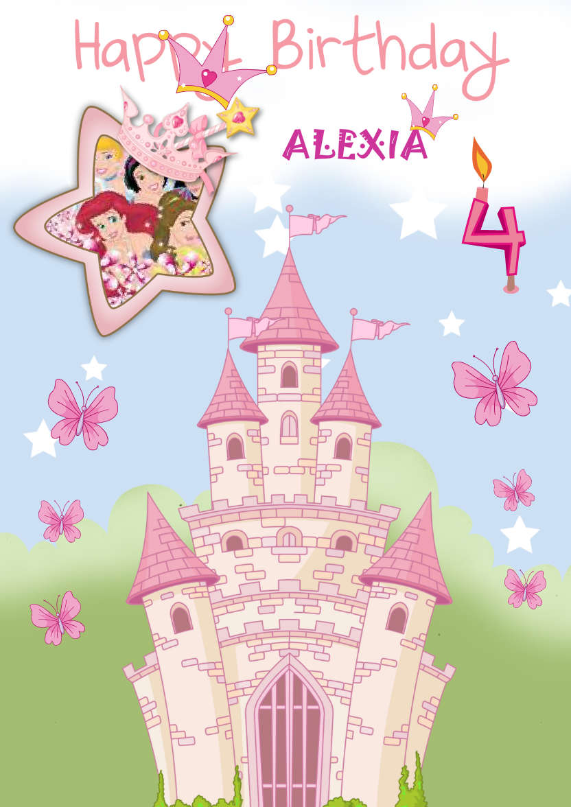 Fairy Princess - card made with Crafty Bob's Card Creator
